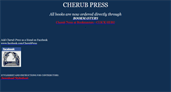 Desktop Screenshot of cherub-press.com